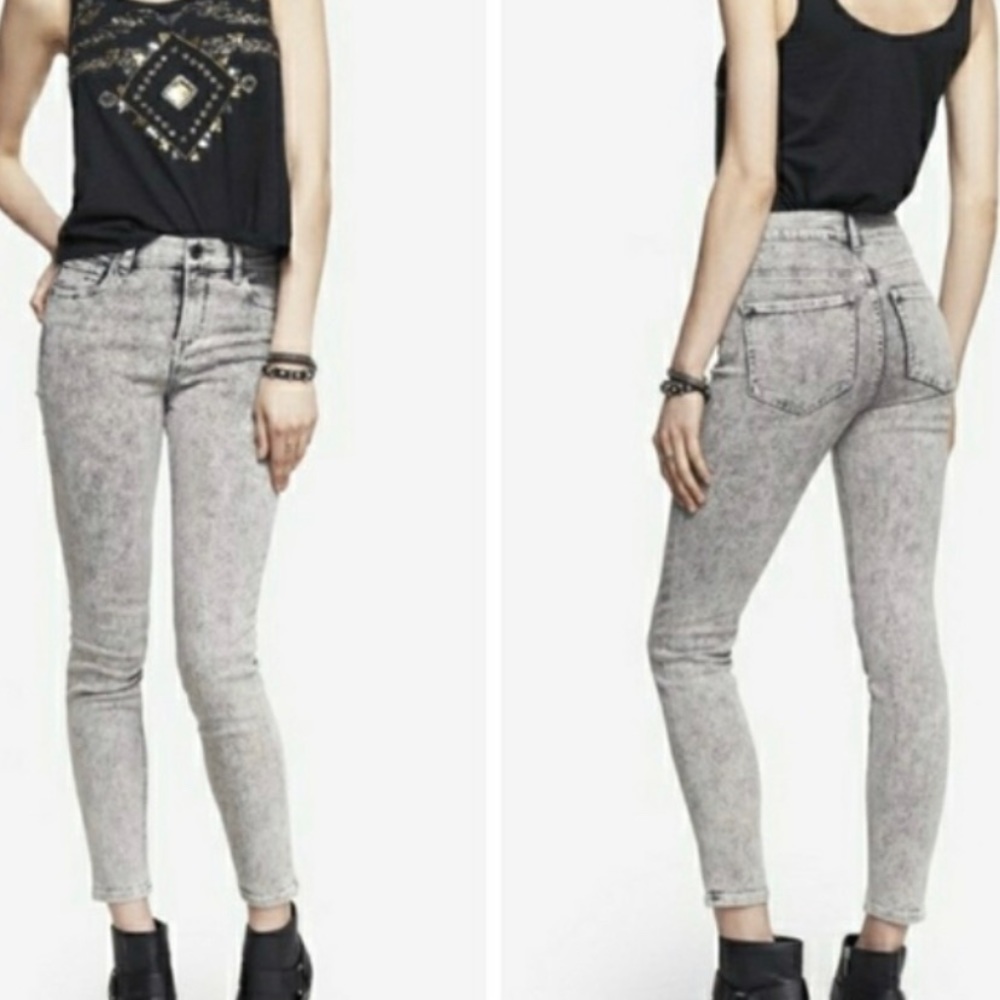 EXPRESS DENIM PERFECT HIGH STRETCH SKINNY JEAN LEGGING SZ 00 NWT!